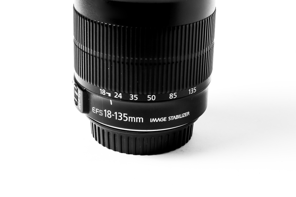 Camera zoom lens 18-135mm with image stabilizer