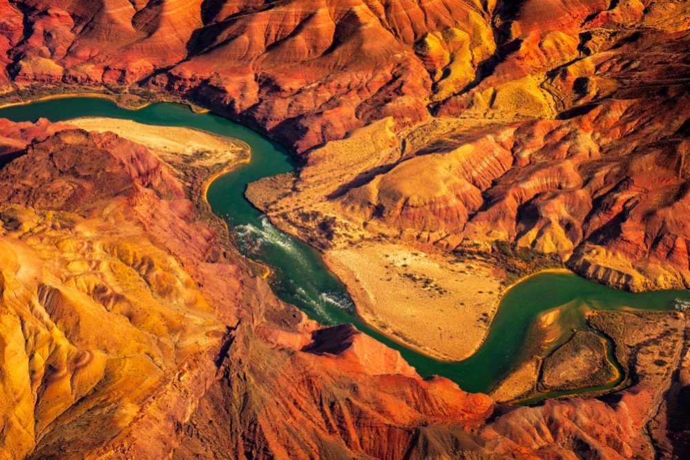 Colorado river in Grand canyon, Arizona, USA