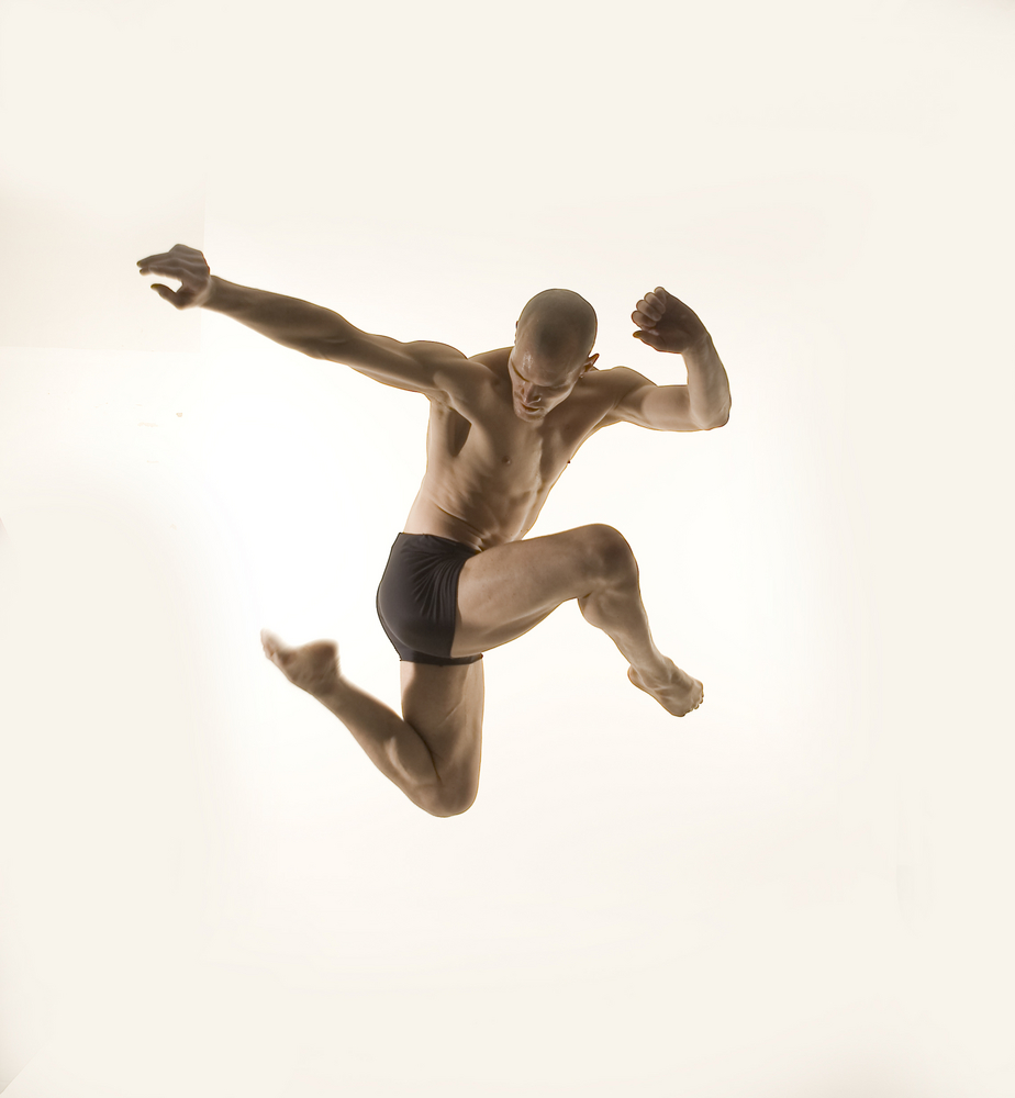 Male dancer Leaping